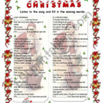 Last Christmas - Wham Song (Fill In) - Esl Worksheetgabitza