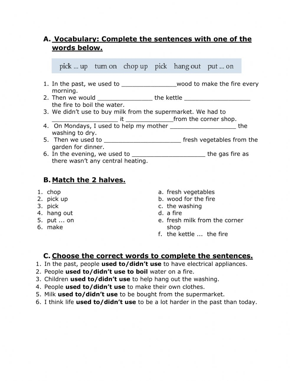 Lesson 11 Unit 1 Worksheet
