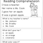 Math Worksheet : Free Reading Comprehension Worksheets First