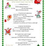 Merry Christmas Everyone Song - English Esl Worksheets For