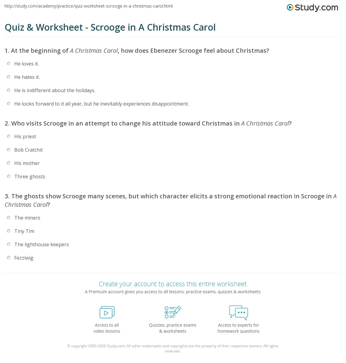 Printable Christmas Carol Worksheets | Printable Worksheets