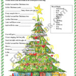 Rockin´ Around The Christmas Tree - Esl Worksheetalyra3