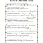 Santa's Christmas Route | Mathewsohan
