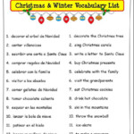 Spanish Christmas Worksheets And Conversation Cards