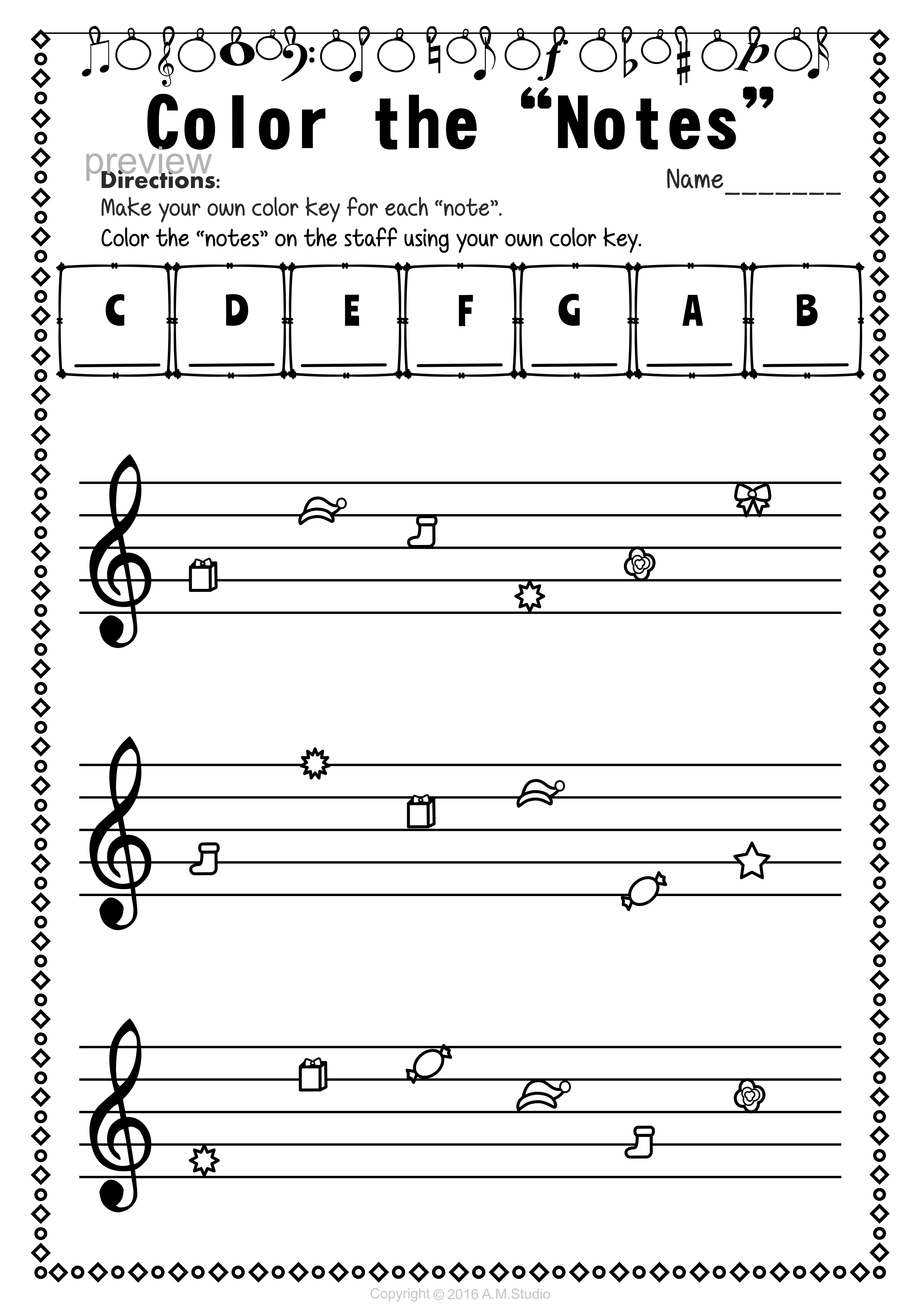 This Set Of 12 Music Worksheets Christmas Themed Is Designed