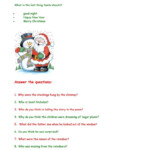 Twas The Night Before Christmas - Comprehension Questions