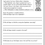 Worksheet ~ Worksheet Comprehension Stories For 2Nd Grade