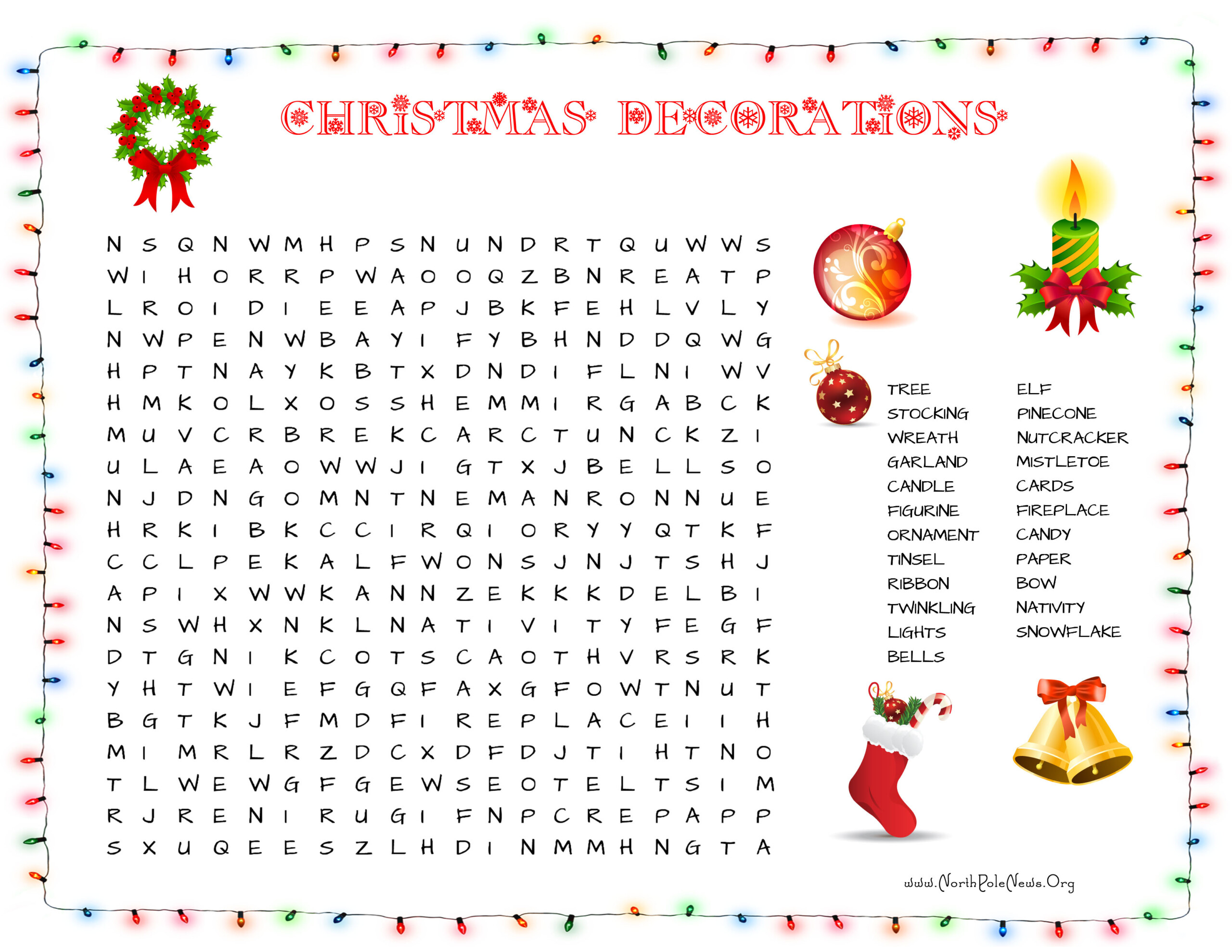 37 Free Christmas Word Search Puzzles For Kids
