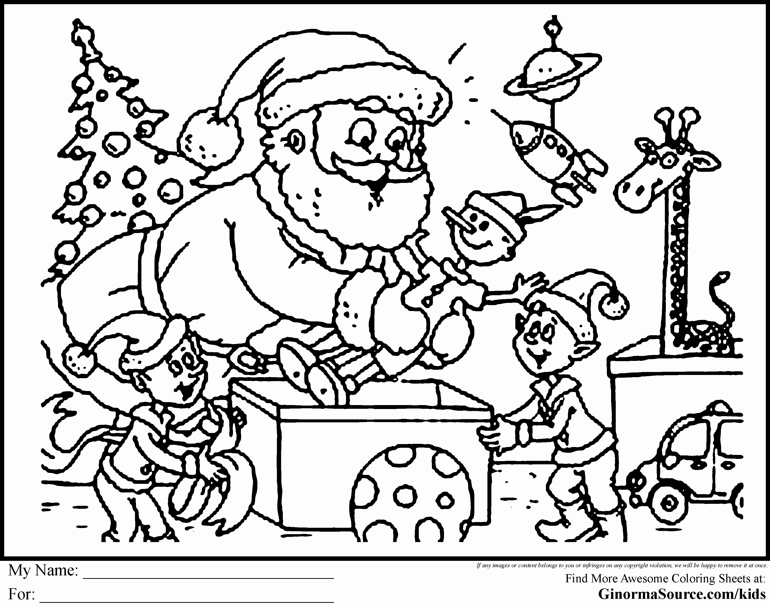 45 Marvelous Christmas Worksheets Preschool Coloring Sheets