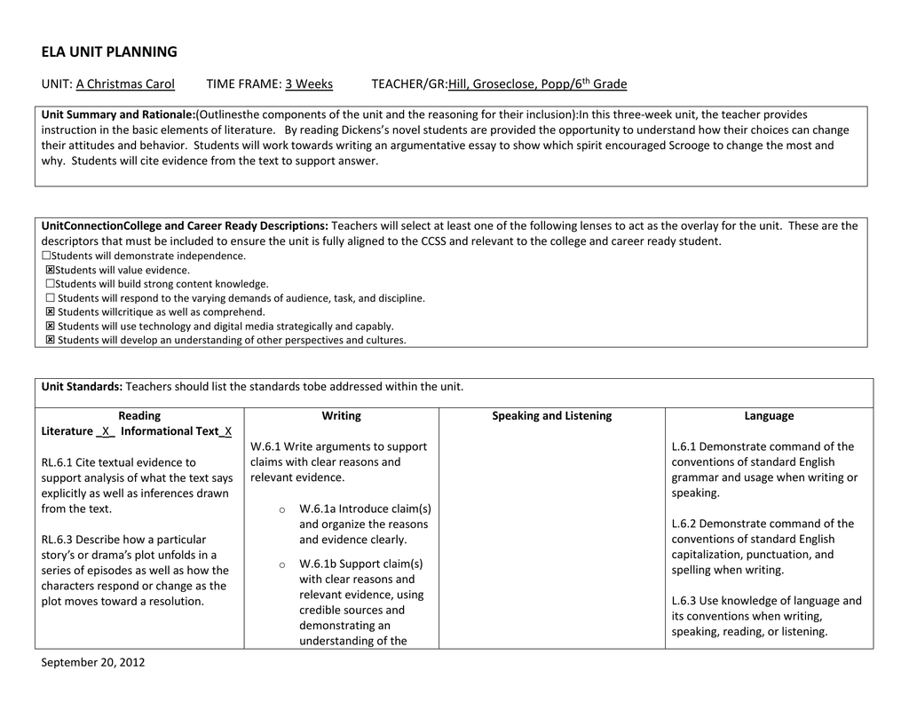 A Christmas Carol Unit Plan_6