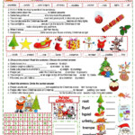 A Xmas Cloze | Christmas Worksheets, Christmas Lesson