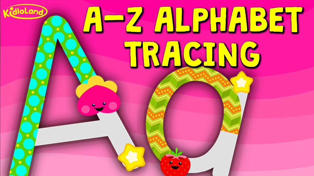 A-Z Alphabet Tracing (Uppercase Letters &amp;amp; Lowercase Letters)Kidloland