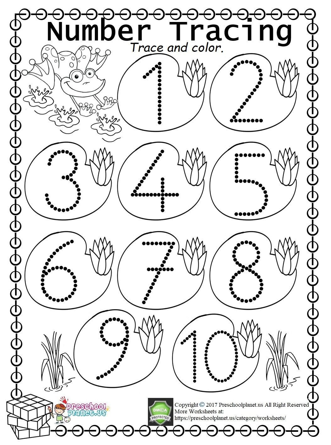 Awesome Tracing Numbers 1 10 Worksheet Photo Inspirations