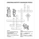 Basic Christmas Nativity Crossword Puzzle - Printable