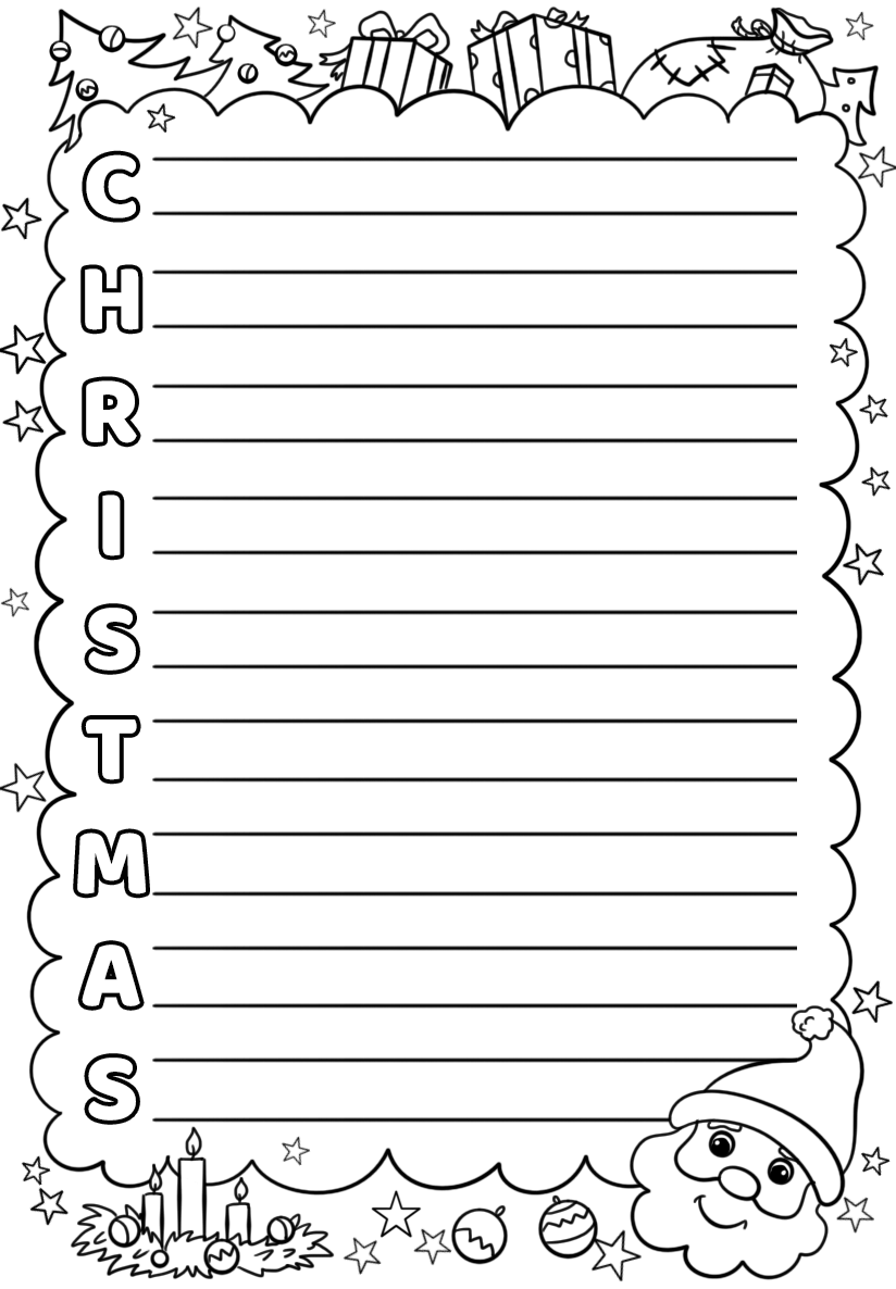 Christmas Acrostic Poem Template | Free Printable Papercraft