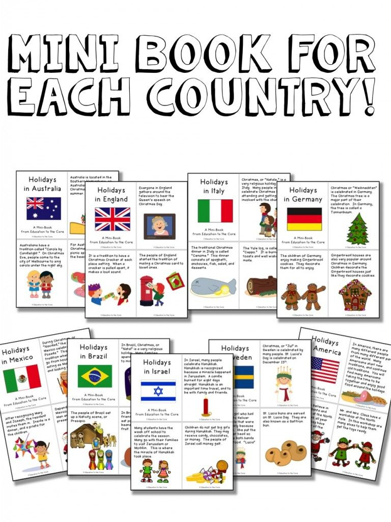 Christmas Around The World Activities And A Freebie