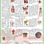 Christmas Around The World Worksheet - Free Esl Printable