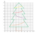 Christmas Cartesian Art Tree (A)