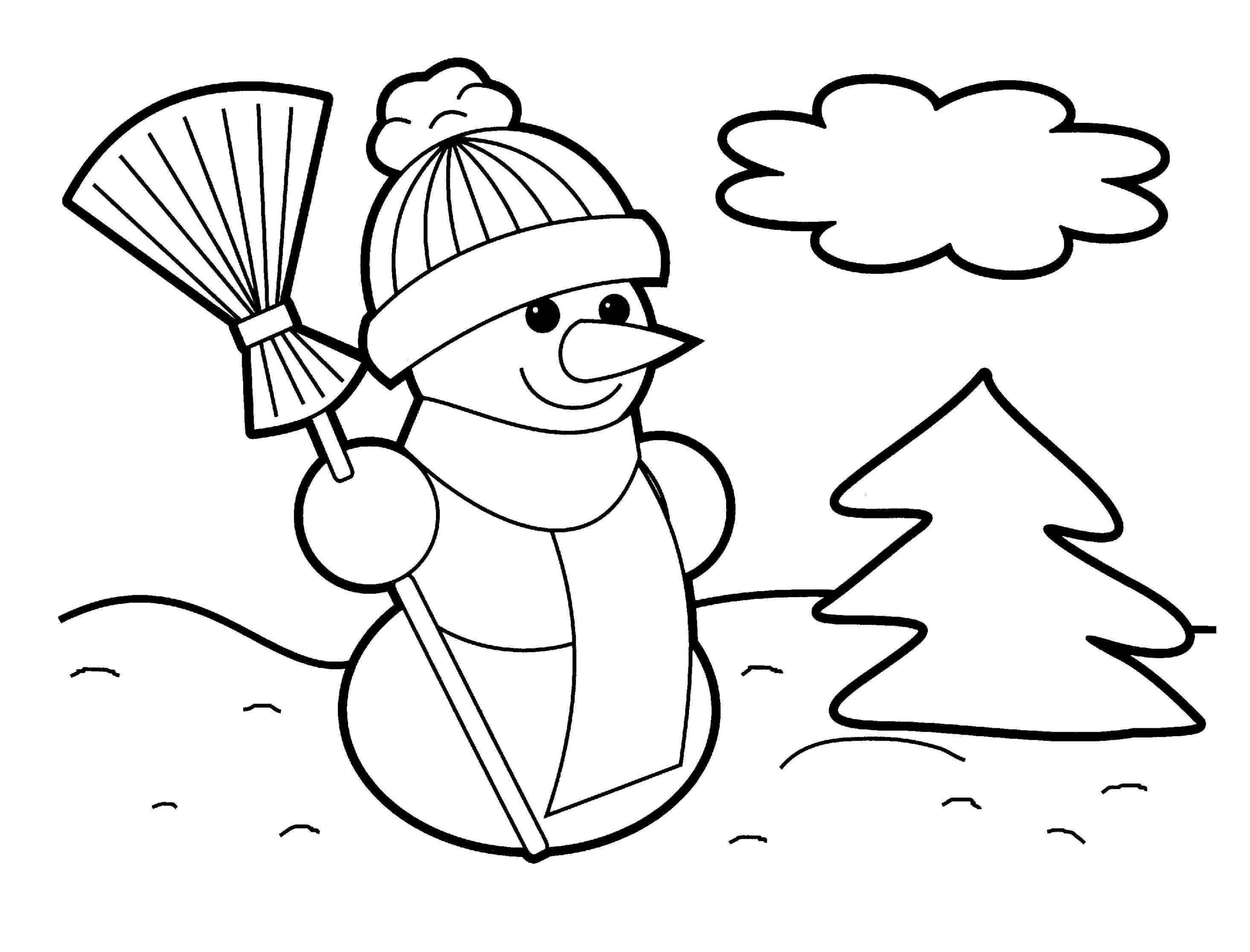 Christmas Coloring Pages - Free Large Images | Christmas