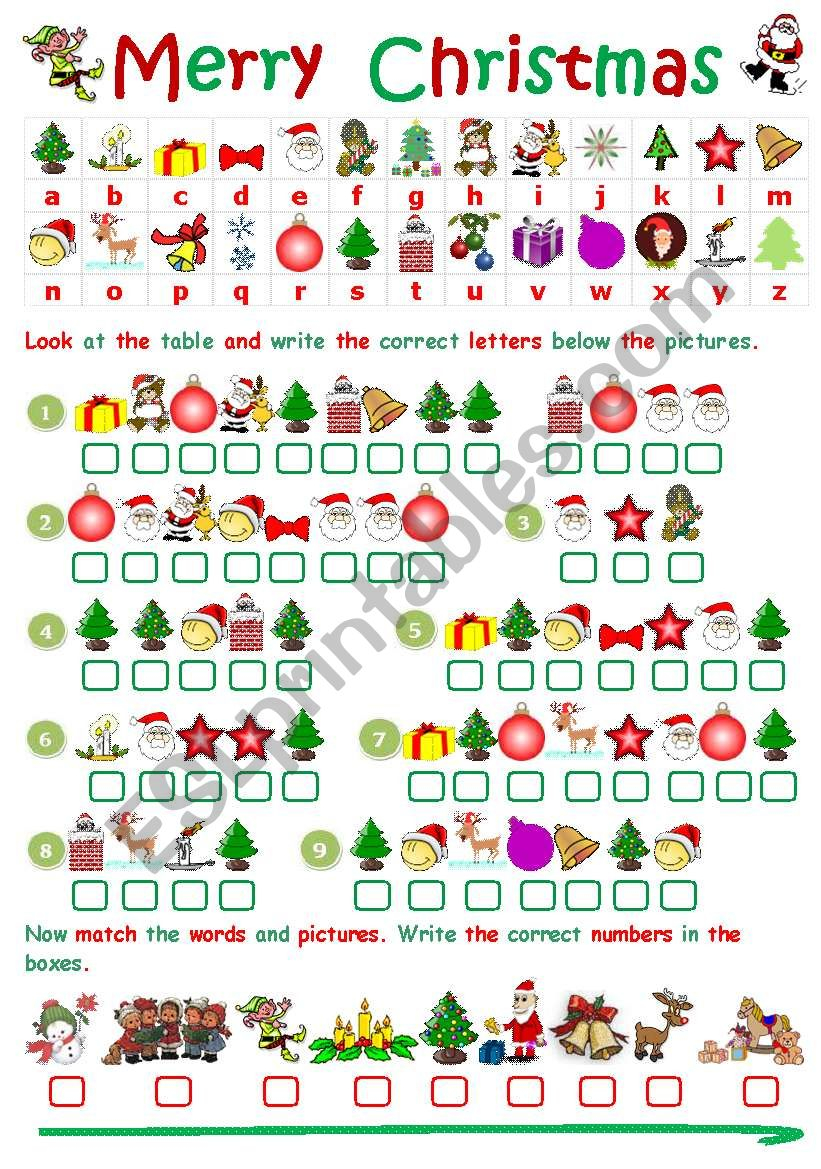 Christmas Cryptogram - Esl Worksheetjecika