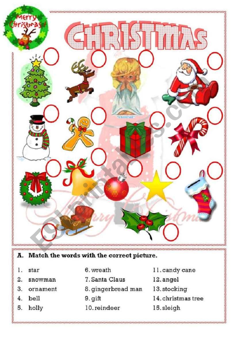 Christmas - Esl Worksheetisaserra