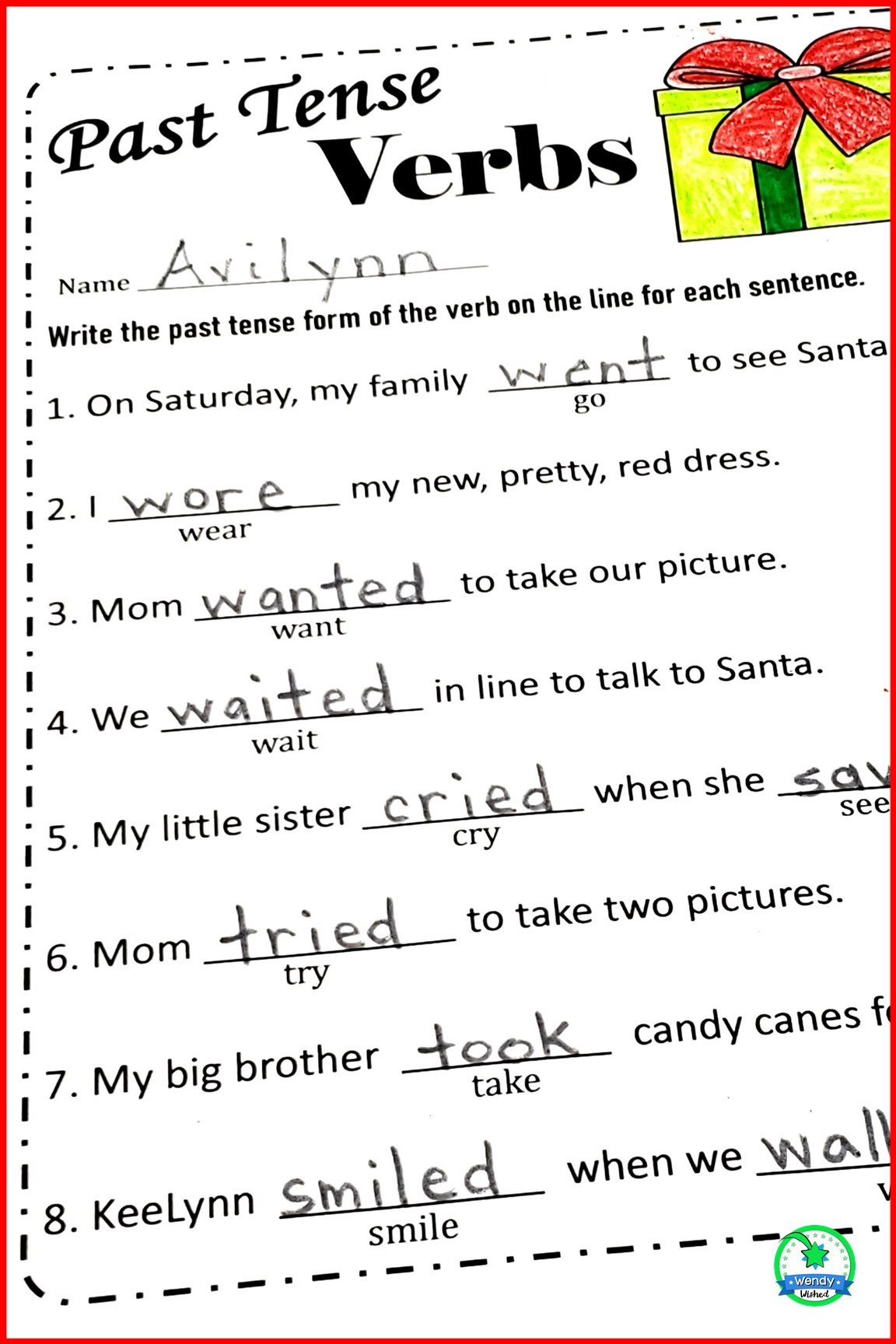Christmas Grammar Worksheets With Digital Version | 2Nd