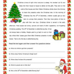 Christmas In England - English Esl Worksheets For Distance