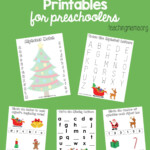 Christmas Literacy Printables For Preschoolers