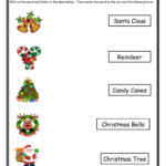 Christmas Matching 2 Worksheet