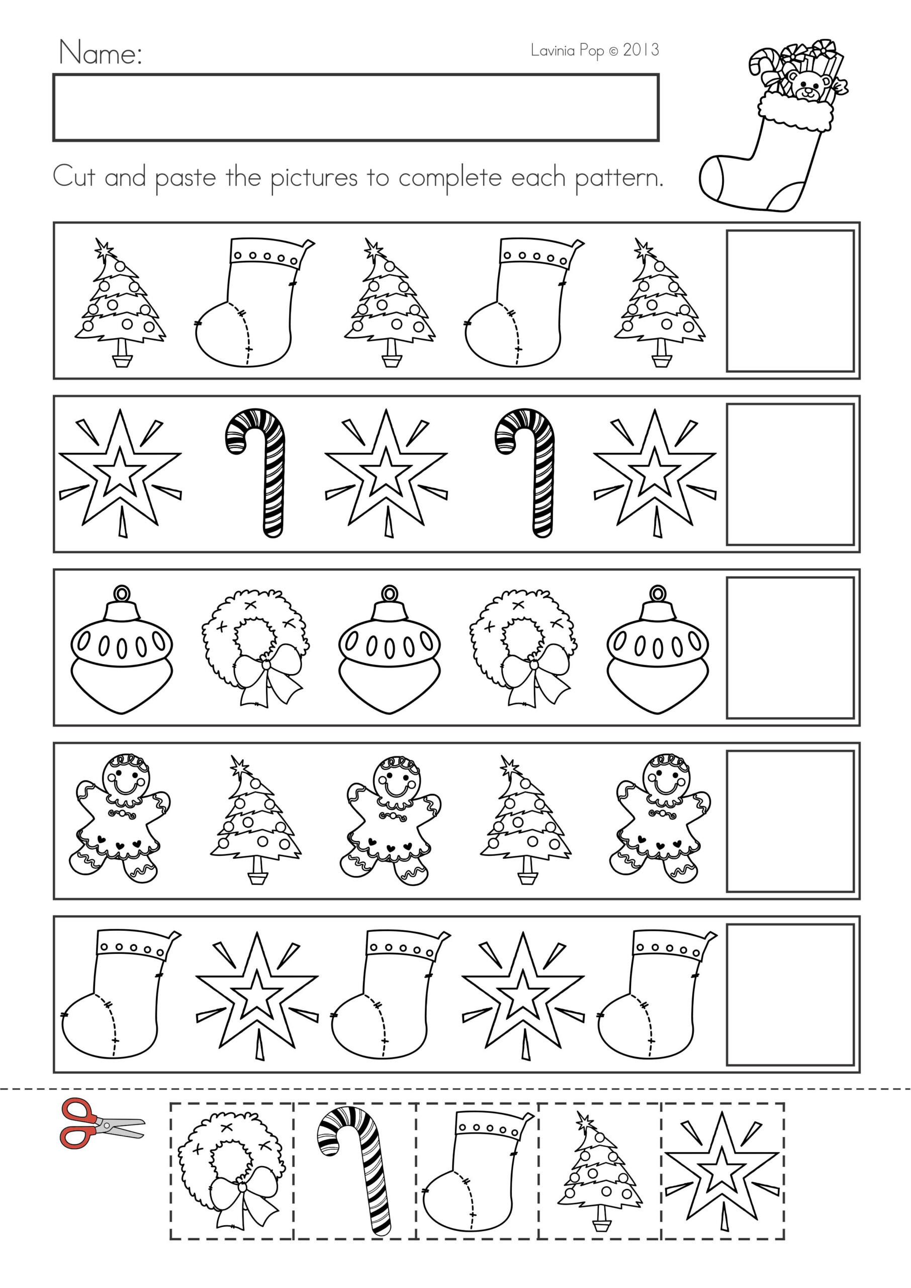 Christmas Math &amp;amp; Literacy Worksheets &amp;amp; Activities No Prep