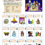 Christmas - Nativity Vocabulary - English Esl Worksheets For