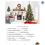 Christmas-Prepositions - English Esl Worksheets For Distance