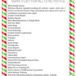Christmas Science Experiments Printable Cards For 12 Days Of