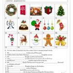 Christmas-Simple Present Tense - English Esl Worksheets For