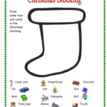 Christmas Stocking - English Esl Worksheets For Distance