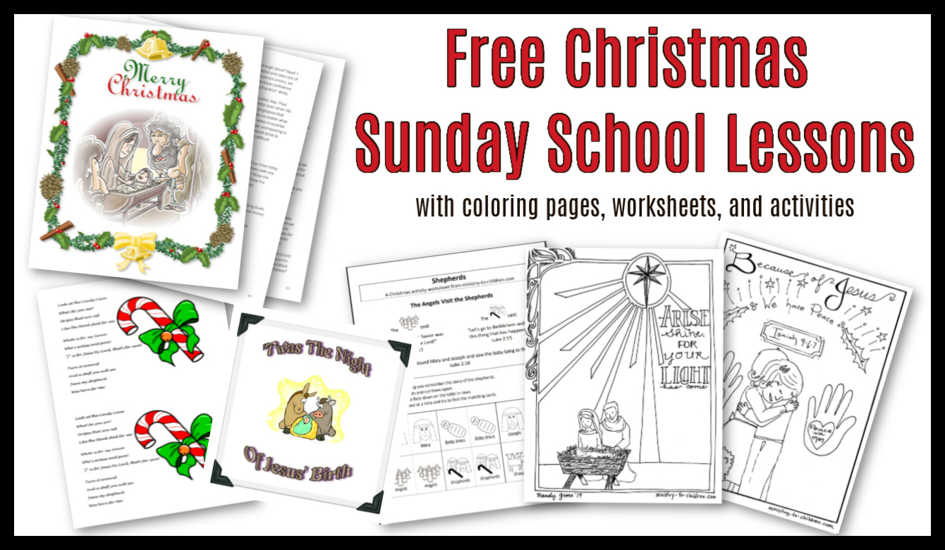 Christmas Sunday School Lessons &amp;amp; Activities - Sunday School