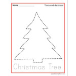Christmas Tracing Worksheets - Raising Hooks