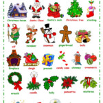 Christmas Vocabulary - English Esl Worksheets For Distance