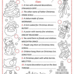 Christmas Word Scramble - English Esl Worksheets For