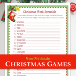 Christmas Word Scramble (Free Printable) - Flanders Family