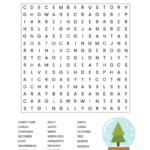 Christmas Word Search Free Printable For Kids Or Adults