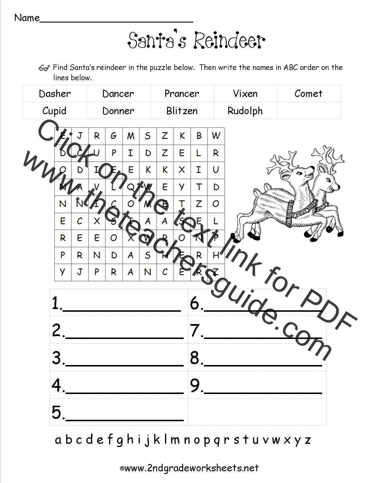 Christmas Worksheets And Printouts