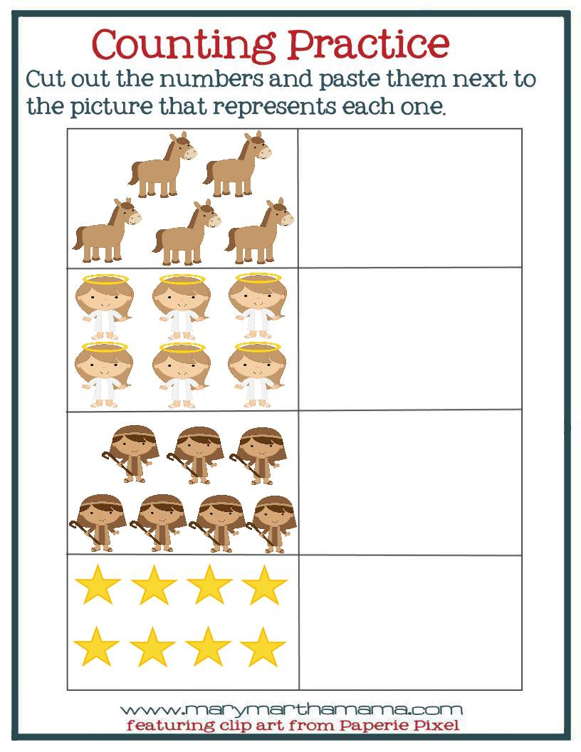 Christmas Worksheets For Preschoolers [Jesus&amp;#039; Birth] – Mary