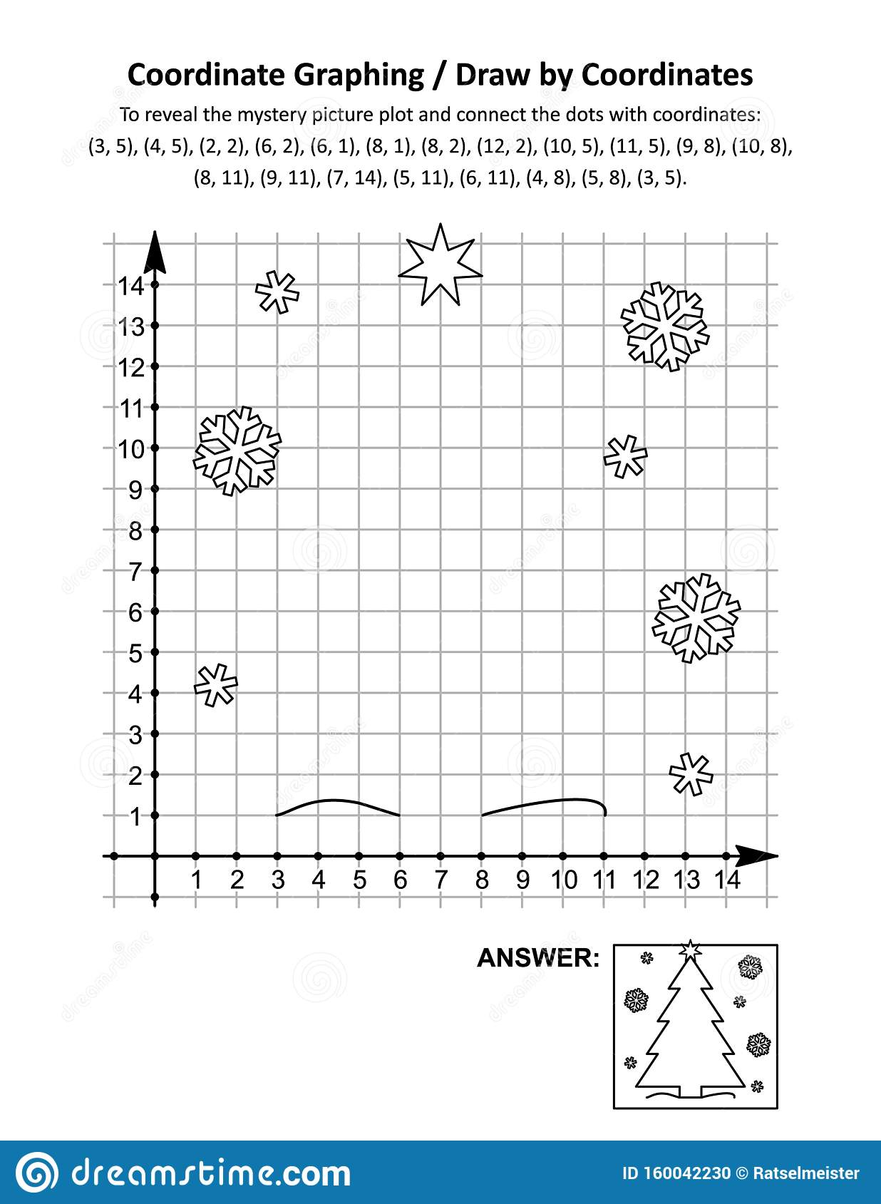 Coordinate Graphing, Or Drawcoordinates, Math Worksheet