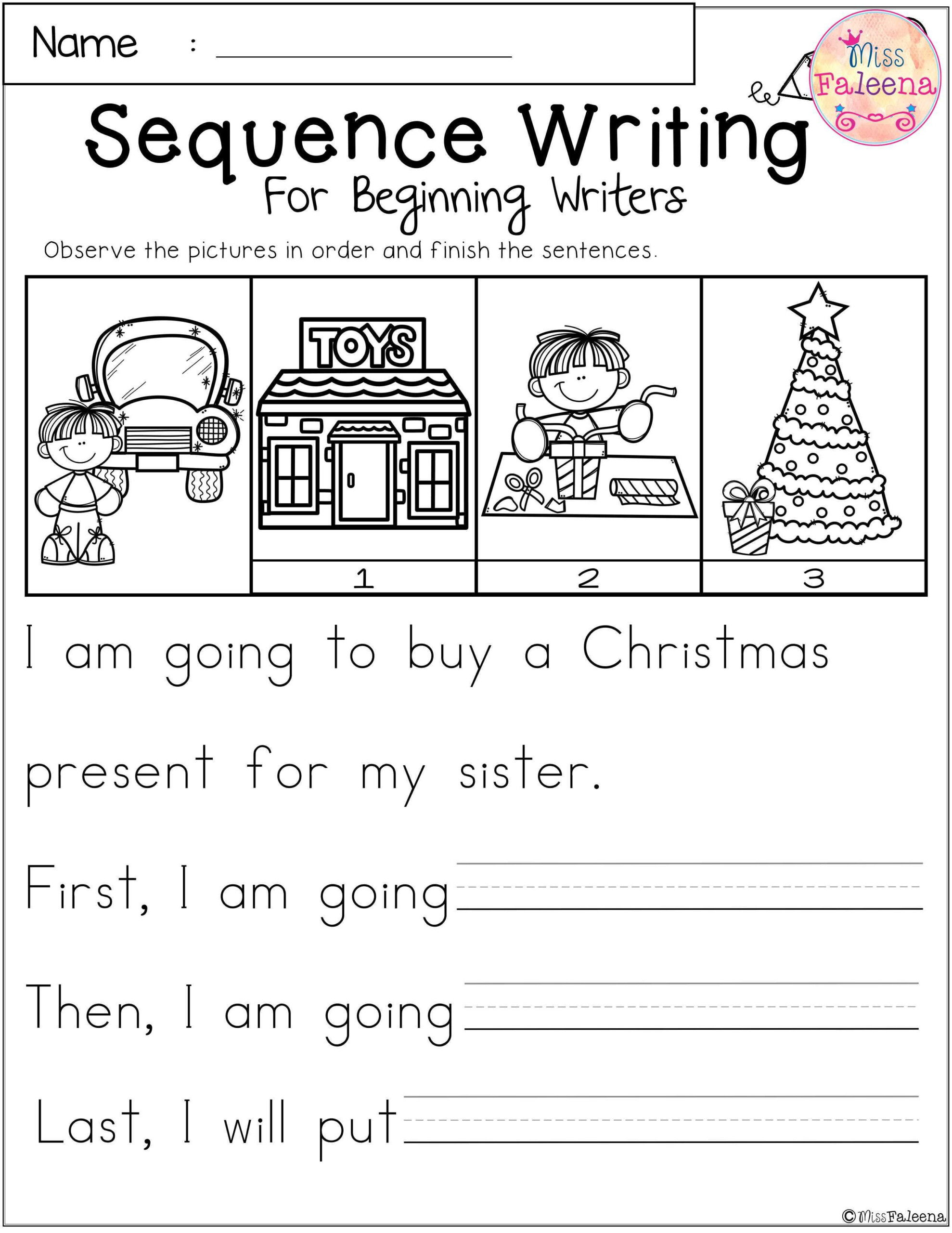 December Sequence Writing Contains 30 Pages Of Narrative