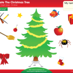 Decorate The Christmas Tree Worksheet - What Doesn't Belong