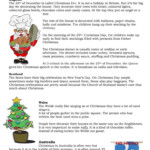 English Esl Christmas Traditions Worksheets - Most
