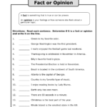 Fact Vs Opinion Worksheet - Google Search | Fact And Opinion