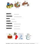 Festive Anagrams (Christmas) - English Esl Worksheets For