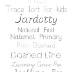 Fonts To Help Kids To Write + Qld Cursive - The Organised